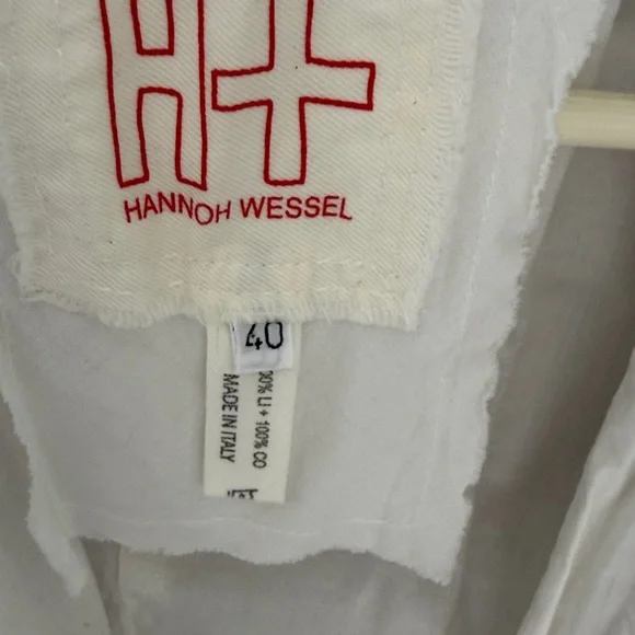 Elegant Beige Checkered Blazer - Picture 5 of 6